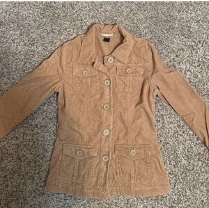 Forever 21 Womens Frayed Corduroy Jacket. Condition is Pre-owned. Size M